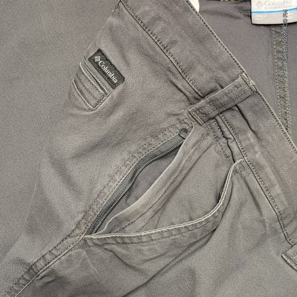 Columbia Mens 42x30 Outdoor Tactical Pants Wide Leg Hiking‎ Utility Cargo Cotton - Picture 13 of 13